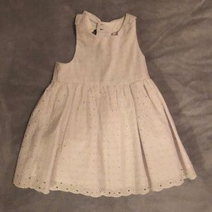 White toddler dress